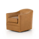 Luxe Haven Quinton Swivel Chair - Osorno Camel