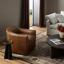 Luxe Haven Quinton Swivel Chair - Arvada Cigar