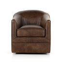 Luxe Haven Quinton Swivel Chair - Arvada Cigar