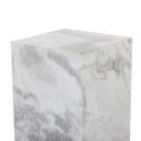 Luxe Modern Marble Pedestal - Tall