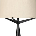 Halcyon Floor Lamp - Hammered Black Aluminum