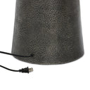 Halcyon Floor Lamp - Hammered Smoked Nickel