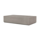 Verano Otero Rectangular Outdoor Coffee Table - Natural Concrete
