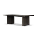 Vesper Warby Dining Table - Worn Black Oak