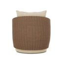 Verity Outdoor Swivel Chair - Faux Dark Hyacinth