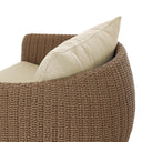 Verity Outdoor Swivel Chair - Faux Dark Hyacinth