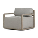 Artisan Crest Stroud Outdoor Swivel Chair - Stained Aged Grey-Fsc