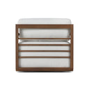 Artisan Crest Stroud Outdoor Swivel Chair - Stained Toasted Brown-Fsc