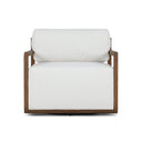 Verano Stroud Outdoor Swivel Chair - Stained Toasted Brown-Fsc