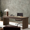 Elara Warby Desk - Worn Oak Veneer