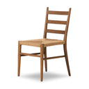 Solara Ladder Back Outdoor Dining Chair - Stained Toasted Brown