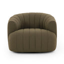 Serene Swivel Chair - Fiqa Boucle Olive