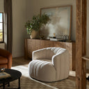 Serene Swivel Chair - Blamont Cream