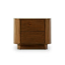 Opulent Paden Nightstand - Seasoned Brown Acacia