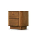 Opulent Paden Nightstand - Seasoned Brown Acacia