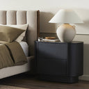 Opulent Paden Nightstand - Aged Black Acacia