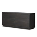Aveline Warby 6 Drawer Dresser - Worn Black Oak Veneer