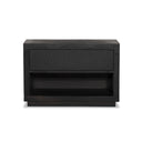 Aveline Nightstand - Worn Black Oak Veneer