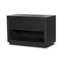 Aveline Nightstand - Worn Black Oak Veneer