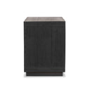Verity Warby Nightstand - Worn Black Oak Veneer