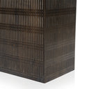 Verity Kelby Dining Table - Carved Vintage Brown