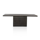 Verity Kelby Dining Table - Carved Vintage Brown