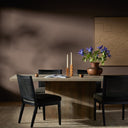 Verity Kelby Dining Table - Light Wash Carved Mango