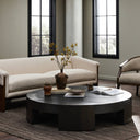 Aveline Sheffield Coffee Table - Charcoal Oak Veneer Large