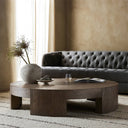 Aveline Sheffield Coffee Table - Warm Natural Flat Oak Veneer Large