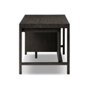Aveline Suspension Desk - Smoked Black Veneer