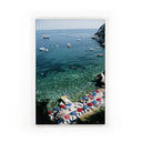 Verano Porto Ercole Beach by Slim Aarons - 24X36 White Maple Floater