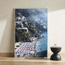 Aria Beach In Positano by Slim Aarons - 48X72 White Maple Floater