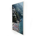 Aria Beach In Positano by Slim Aarons - 32X48 White Maple Floater