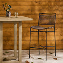 Arista Wharton Outdoor Bar Counter Stool - Earth Rope Bar