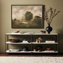 Aurelian Felix Large Console Table - Antique Brass