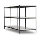 Aurelian Felix Large Console Table - Hammered Grey