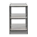 Aurelian Felix Large Console Table - Hammered Grey