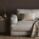 Handwoven Merido Pillow - Beige - 14X20 Cover Only