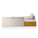 Verano Outdoor 2-Piece Sectional W Coffee Table - Faye Sand