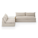 Verano Outdoor 2-Piece Sectional W Coffee Table - Faye Sand