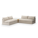 Verano Outdoor 2-Piece Sectional W Coffee Table - Faye Sand
