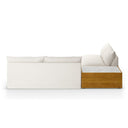 Verano Outdoor 2-Piece Sectional W Coffee Table - Faye Cream