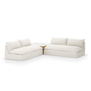 Verano Outdoor 2-Piece Sectional W Coffee Table - Faye Cream