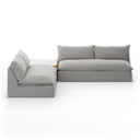 Verano Outdoor 2-Piece Sectional W Coffee Table - Faye Ash