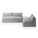 Verano Outdoor 2-Piece Sectional W Coffee Table - Faye Ash