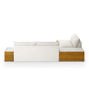 Verity Outdoor 2Pc Sectional W Coffee End Tables - Faye Cream