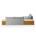 Verity Outdoor 2Pc Sectional W Coffee End Tables - Faye Ash