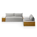 Verity Outdoor 2Pc Sectional W Coffee End Tables - Faye Ash