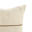 Handwoven Merido Pillow - Beige - 14X20 Cover Insert