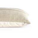 Handwoven Merido Pillow - Beige - 14X20 Cover Insert